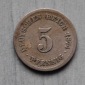 Kaiserreich 5 Pfennig 1874 G  s/ss