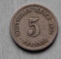 Kaiserreich 5 Pfennig 1874 F  ss