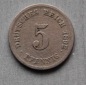 Kaiserreich 5 Pfennig 1892 G  ss