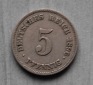 Kaiserreich 5 Pfennig 1896 E  ss