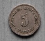 Kaiserreich 5 Pfennig 1897 E  ss