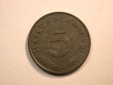 D13  3.Reich  5 Pfennig 1943 E in vz/vz+  Originalbilder
