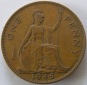 Grossbritannien One 1 Penny 1945
