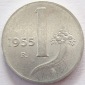 Italien 1 Lira 1955 Alu