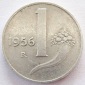 Italien 1 Lira 1956 Alu