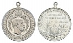 Preussen, Medaille 1888; Zink, trabar; 6,64 g, Ø 28 mm