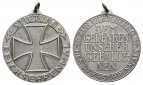Medaille o.J.; versilbert, tragbar; 16,36 g, Ø 34,2 mm