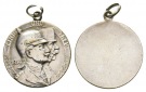 Medaille 1914; versilbert, tragbar; 5,85 g, Ø 25,3 mm