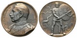 Preussen; Medaille 1914; Zink verkupfert; 38,68 g, Ø 50,5 mm