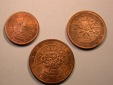 E01 Österreich 1, 2 und 5 Cent 2002 in unc mit Zertifikat 2 x...