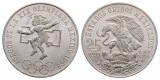 Linnartz MEXICO, 25 Pesos 1968, Olympiade Mexico, 22,6 Gr., f....