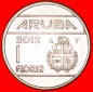 · NIEDERLANDE (1986-2013): ARUBA ★ 1 FLORIN 2012! OHNE VORB...