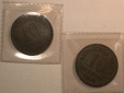 E03  KR  10 Pfennig 1918 u. 1921 in ST  Originalbilder