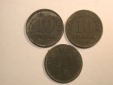 E03  KR  10 Pfennig 1917,1918 u. 1921   Originalbilder