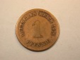 D16  KR  1 Pfennig  1876 D in s-ss  Originalbilder