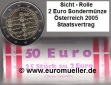 Rolle...2 Euro Sondermünze 2005...50 Jahre Staatsvertrag