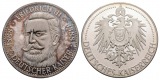 Linnartz Preussen Friedrich III.,1888, Feinsilbermedaille o.J....