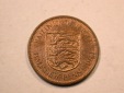 E20 Ballwick of Jersey  1/2 New Cent 1971 in vz-st/f.st  Origi...