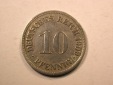E20  KR  10 Pfennig  1909 G in ss, l.geputzt, kl. Fleck  Origi...