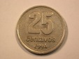 E21  Argentinien  25 Centavos 1994 in ss-vz  Originalbilder