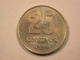 E21  Argentinien  25 Centavos 1996 in vz-st   Originalbilder