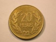 E21  Kolumbien  20 Pesos  1992 in vz-st/f.st   Originalbilder