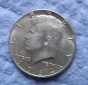 Half Silberdollar 900er, Silber, USA, J.F. Kennedy 1965 in Kapsel