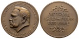 Linnartz Hindenburg Bronzemed. 1927 a.s. 80. Geburtstag. 50 mm...