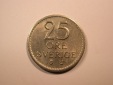 E23  Schweden  25 Öre 1970 in vz+  Originalbilder