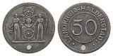 Halberstadt, Notgeld, 50 Pfennig o.J., gelocht