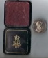 Medaille Preussen Ehejubiläum Wilhelm II + Augusta in -st Gol...