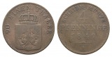 Brandenburg-Preußen, 4 Pfennig 1847 A