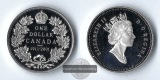 Kanada,  1 Dollar 2001 (Replika von 1911)  FM-Frankfurt    Fei...