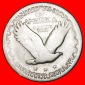 · SILBER (1917-1924): USA ★ 1/4 DOLLAR TYP STEHENDE FREIHEI...