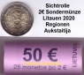 Rolle...2 Euro Gedenkmünze 2020...Aukštaitija