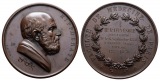 Linnartz MEDICINA IN NUMMIS Bronzemedaille (Gravur 1878) F.G. ...