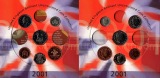 U.K. Original 1, 2, 5, 10, 20 und 50 Pence 2001 **Brilliant Un...