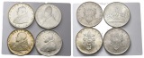Vatikan; 3 Stück 500 Lire 1962