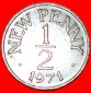 • LEOPARD: GUERNSEY ★ 1/2 NEU PENNY 1971! OHNE VORBEHALT!
