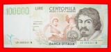 • CARAVAGGIO (1571-1610): ITALIEN ★ 100000 LIRE 1994 (1995...