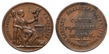Linnartz Frankreich Lyon Revolution kleine Bronzemedaille 1848...