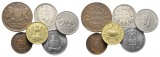 Indien; 6 Kleinmünzen 1835-1969