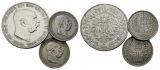 Österreich-Ungarn; 3 Münzen 1909/1914/1915