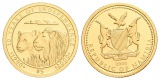 1,24 g Feingold. 10 Jahre Unabhängigkeit - Zwei Löwen