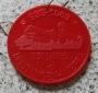 DDR-Medaille 1050 Jahre Breitungen-Werra 1983, rot