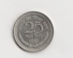25 Paise Indien 1961 mit Raute unter der Jahreszahl   (M621)