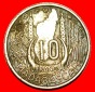 • FRANKREICH: MADAGASKAR ★ 10 FRANCS 1953 SCHIFF! OHNE VOR...