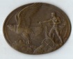 Medaille um 1850 Bronze 131,68 Gramm Streitwagen   Goldankauf-...
