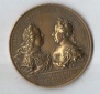 Medaillen Franz I u.M. Theresia 1717 67,42 Gramm Bronze selten...