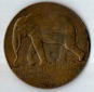 Medaillen Belgisch Kongo 1934  124,6 Gr. Bronze R selten Golda...